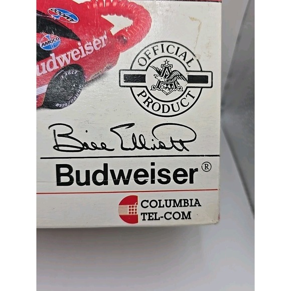 NASCAR Bill Elliott #11 Bud Columbia Tel-Com Corded Telephone Vintage New In Box - Picture 4 of 6